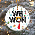 Personalized Trump Ceramic Ornament WE WON Congratulations Trump'S Victory Lover Trump Trump Ornament T-Shirts