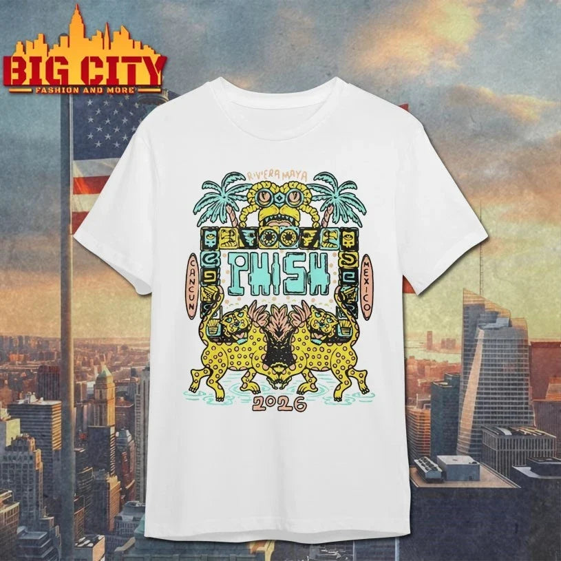 Phish Riviera Jan 28 31 2026 Jaguar Gates t-shirt