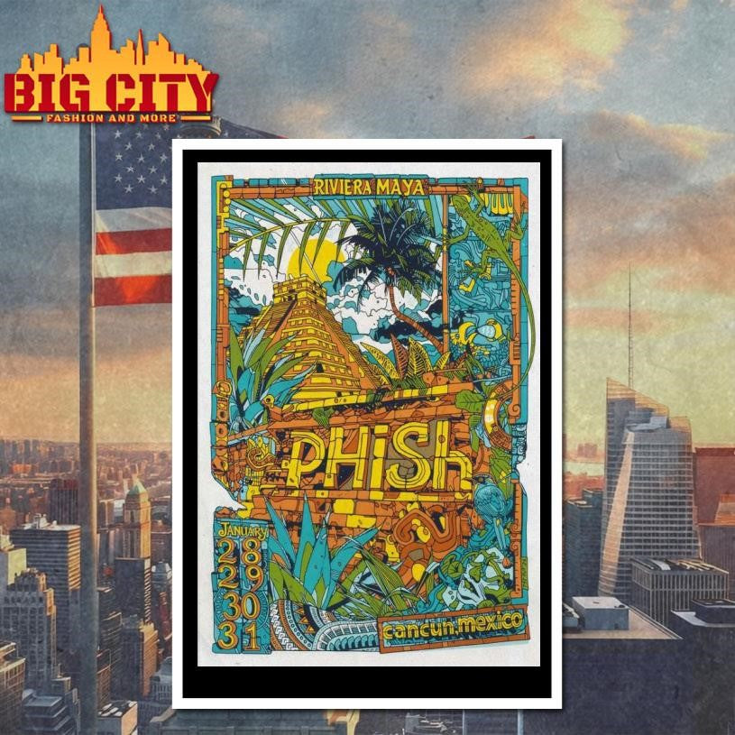 Phish Riviera Maya Mexico 1-28-1-31-2026 Poster Shirt