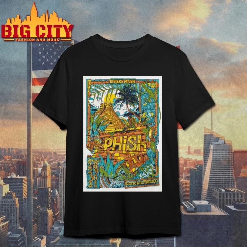Phish Riviera Maya Mexico 1-28-1-31-2026 Poster Shirt