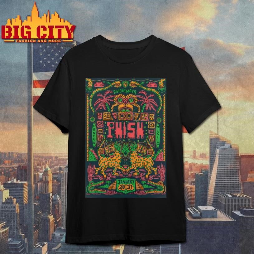 Phish Riviera Maya Mexico 2026 Poster Shirt