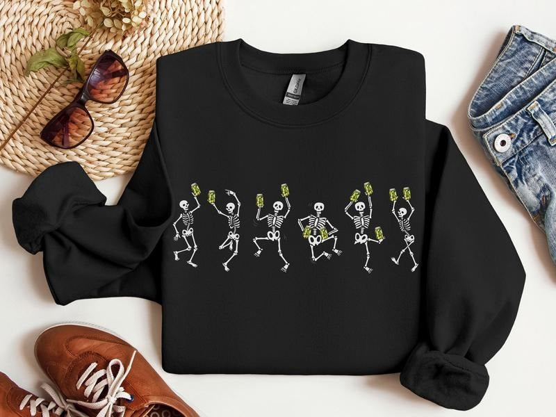 Pickle Skeleton Dance Pickle Canning Season Homemade Cucumber Lover T-Shirts