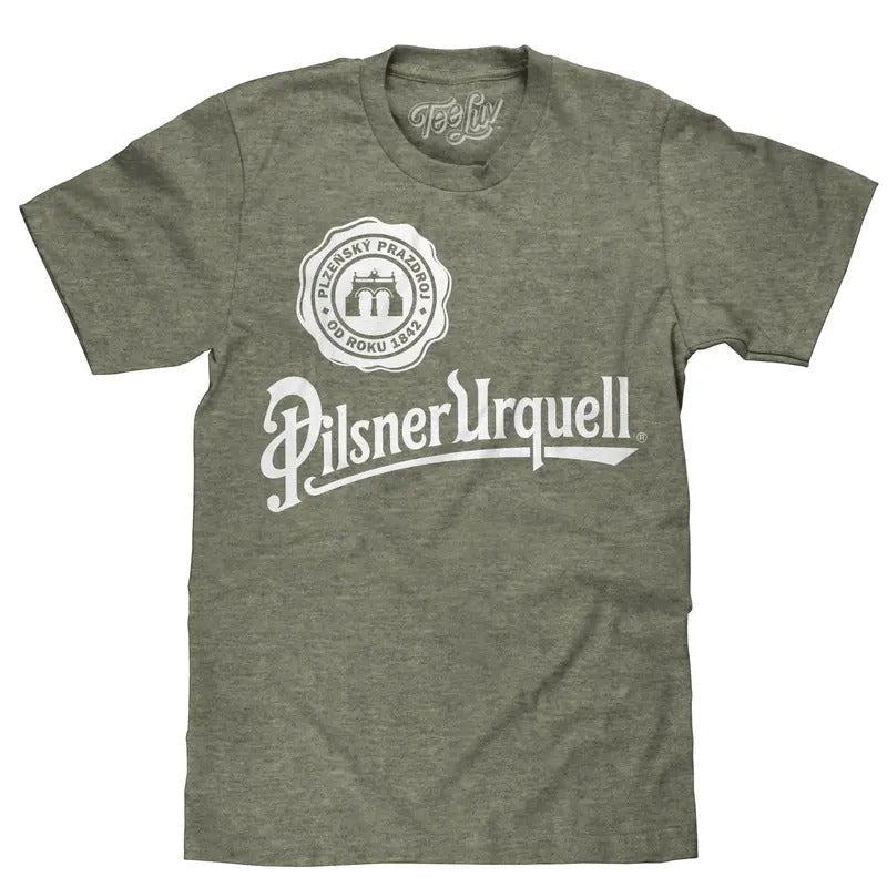 Pilsner Urquell Logo Green T-Shirts