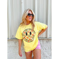 Pink Checker Smiley Top T-Shirts