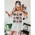 Pink Pumpkin Bow Top T-Shirts