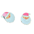 Pink Santa Stud Earrings T-Shirts