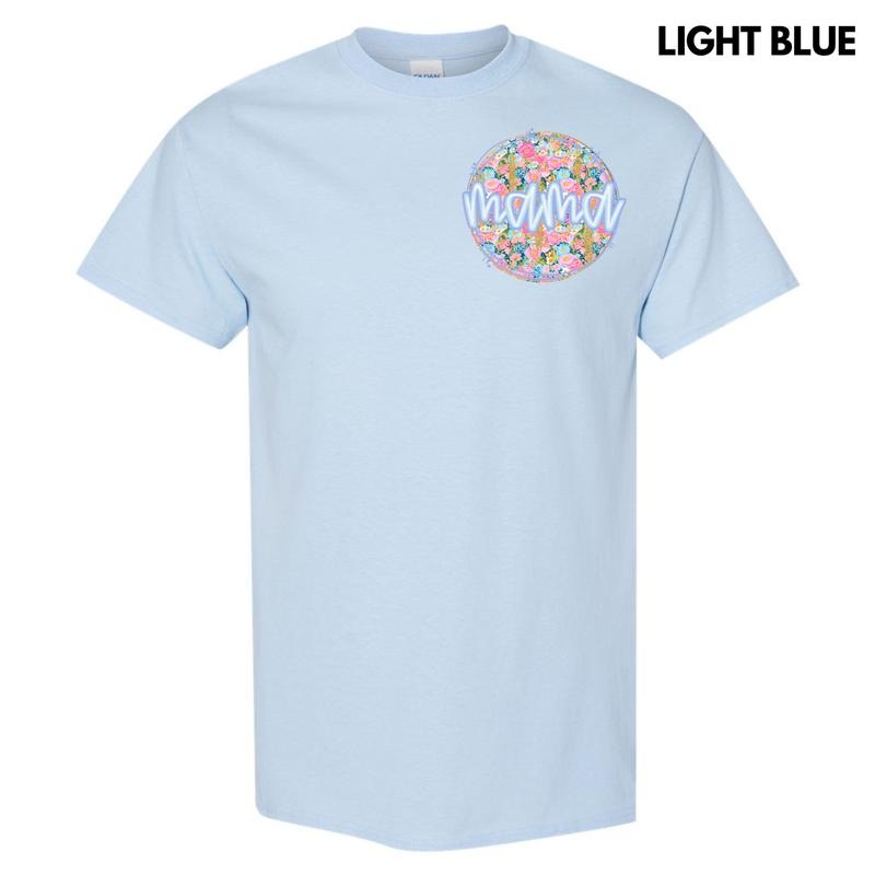 Pocket Size Darling Flower Mama Gildan Short Sleeve 'NLB' T-Shirts
