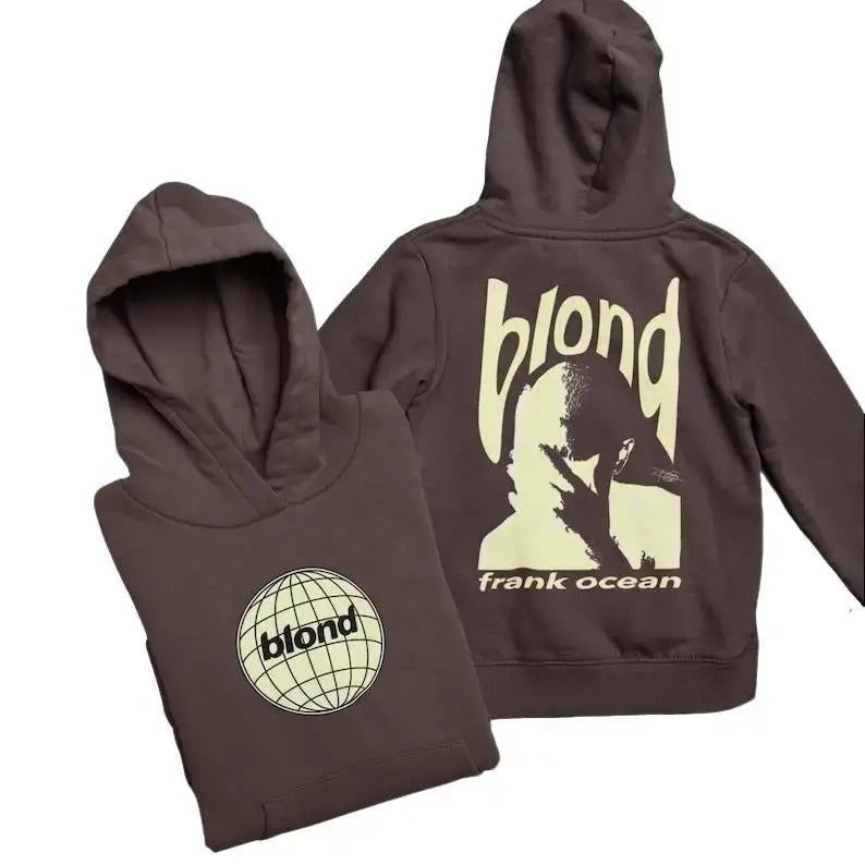 Frank Ocean BLOND Y2K Rap Fans Cotton Polyester Blend Menswear T-Shirts