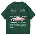 Porsche 911 GT3 RS Pink Bery II Menswear Street Racing Shirt Car Shirt Boyfriend T-Shirts