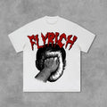Portrait Roland Topor Fans Art Flyrich Graphics Print Cotton T-Shirts
