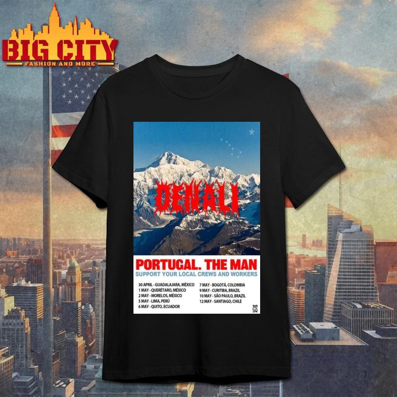 Portugal. The Man Denali Tour 2026 Poster Shirt