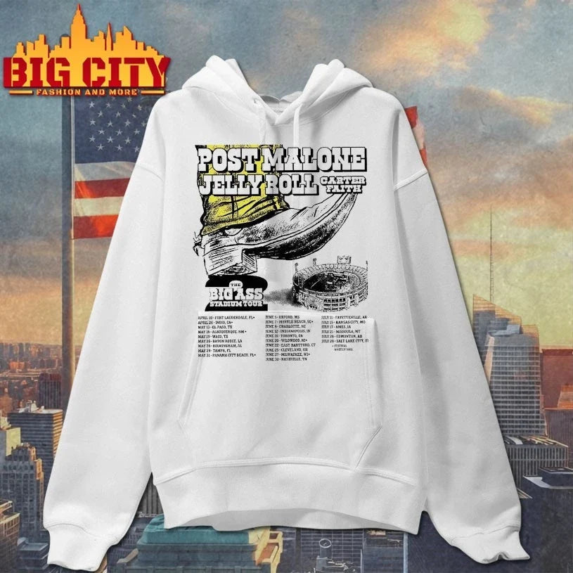 Post And Malone and Jelly And Roll The Big ASS Stadium Tour Part 2 2026 t-shirt