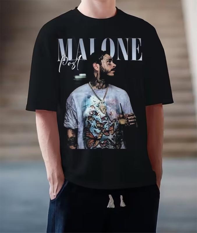 Post Malone Concert Posty Bootleg Posty Posty Concert Shirt Malone T-Shirts