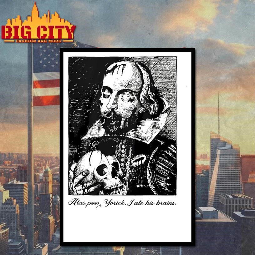Poster Zombie Shakespeare Shirt