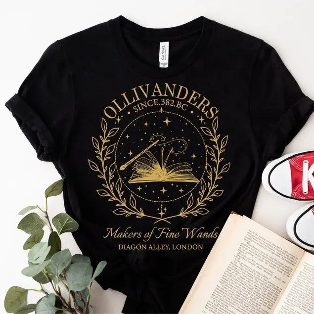 Potter Fan Wizard Book Shirt Potterhead Wizarding World Shirt Book Lover Throne Glass Book T-Shirts