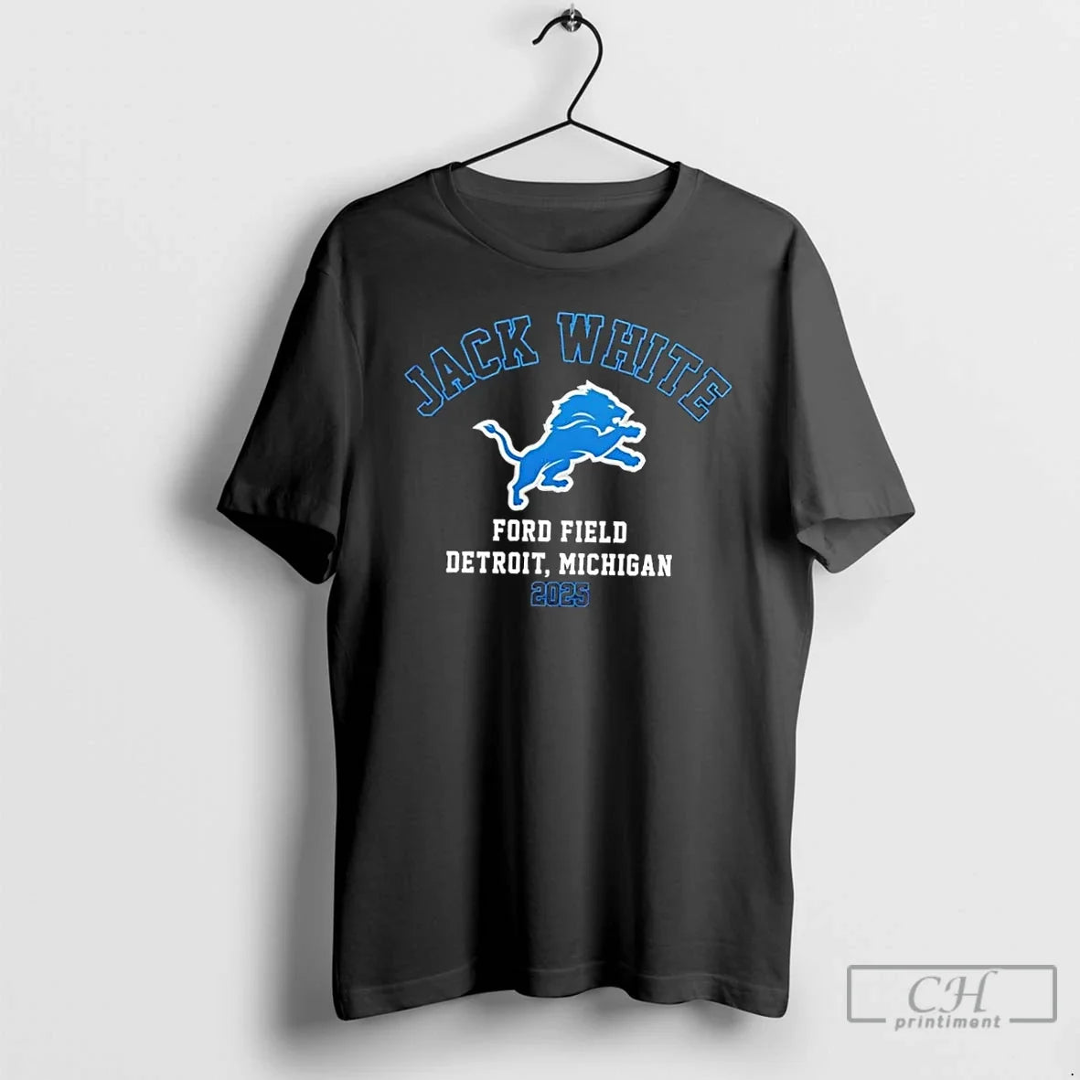 2025 Detroit Lions X Jack White Ford Field T-Shirts
