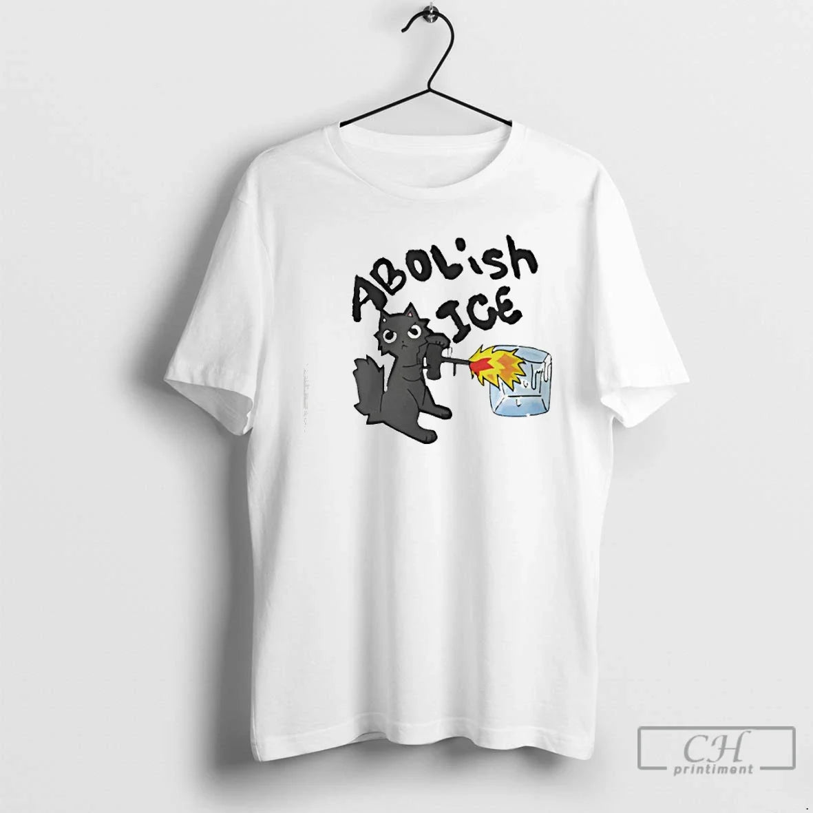 Abolish Ice Cat Classic T-Shirts
