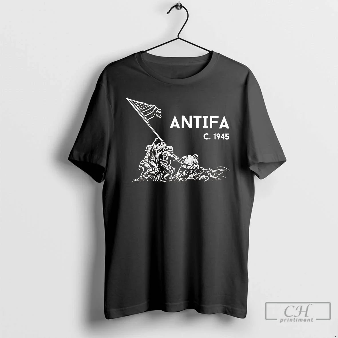 Premium America Veteran Antifa C 1945 T Shirts