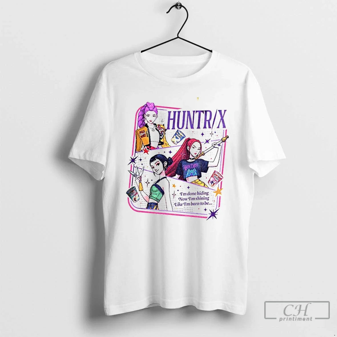 Anime Demon Hunter Mira Rumi Zoey T-Shirts