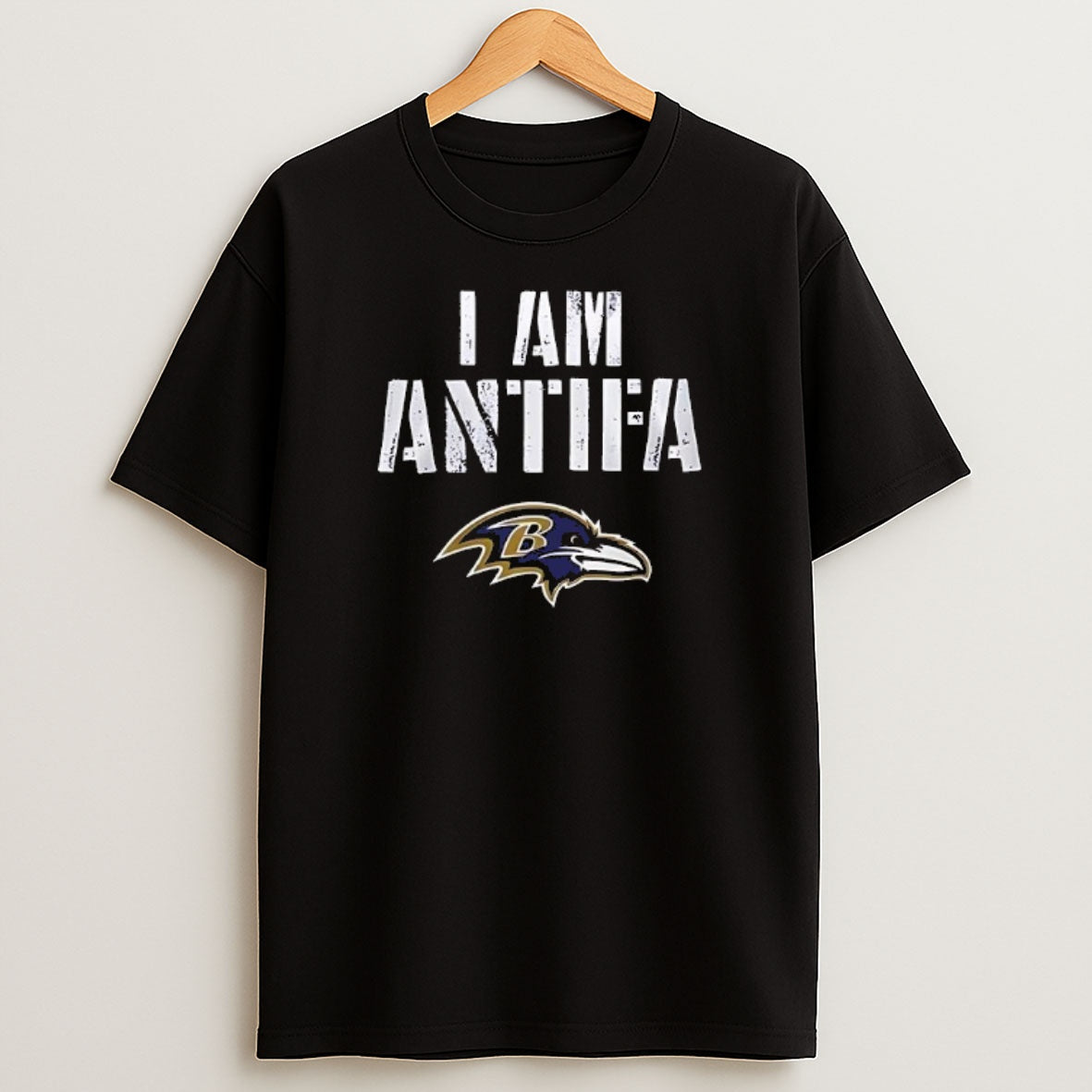 Baltimore Ravens Football I Am Antifa Sweatshirt Tee