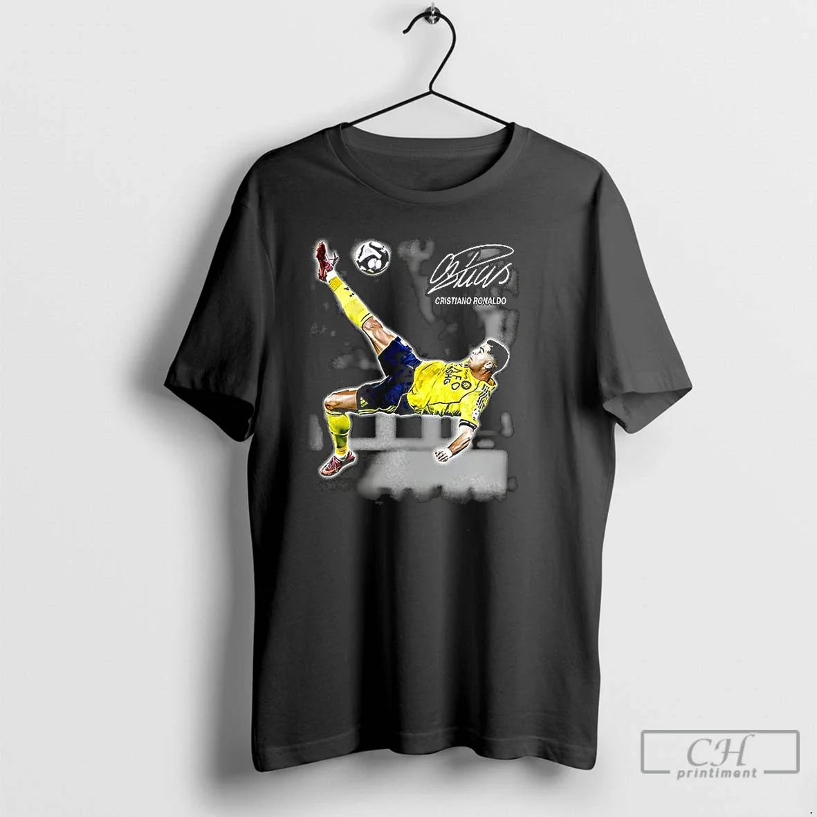 Cristiano Ronaldo Bicycle Kick 2025 Signature T-Shirts