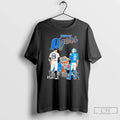 Detroit Ligers Skubal Tigers X Goff Lions Sports Skyline T-Shirts