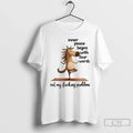Donkey Inner Peace Begins Four Words Not My Fucking Problem T-Shirts
