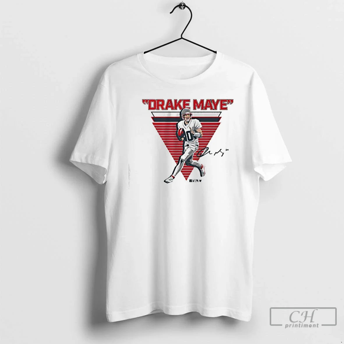 Drake Maye Drake Maye Signature Retro T-Shirts