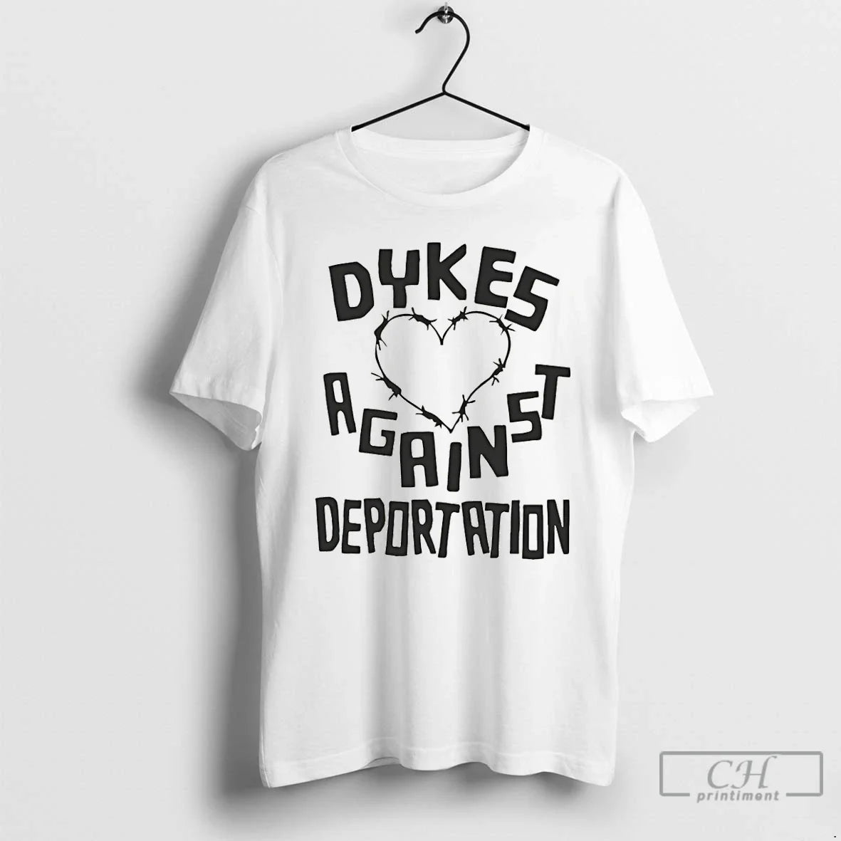 Dykes Against Deportation Queer Immigrant Solidarity Abolish Ice Anti Fascist T-Shirts