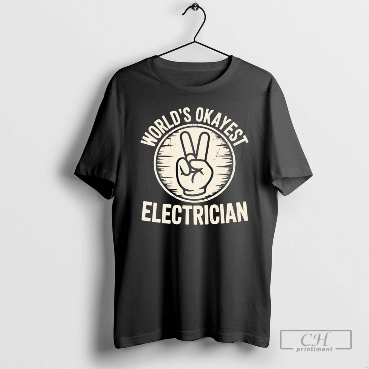 Electrician Worlds Okayest Electrician Shirt T-Shirts