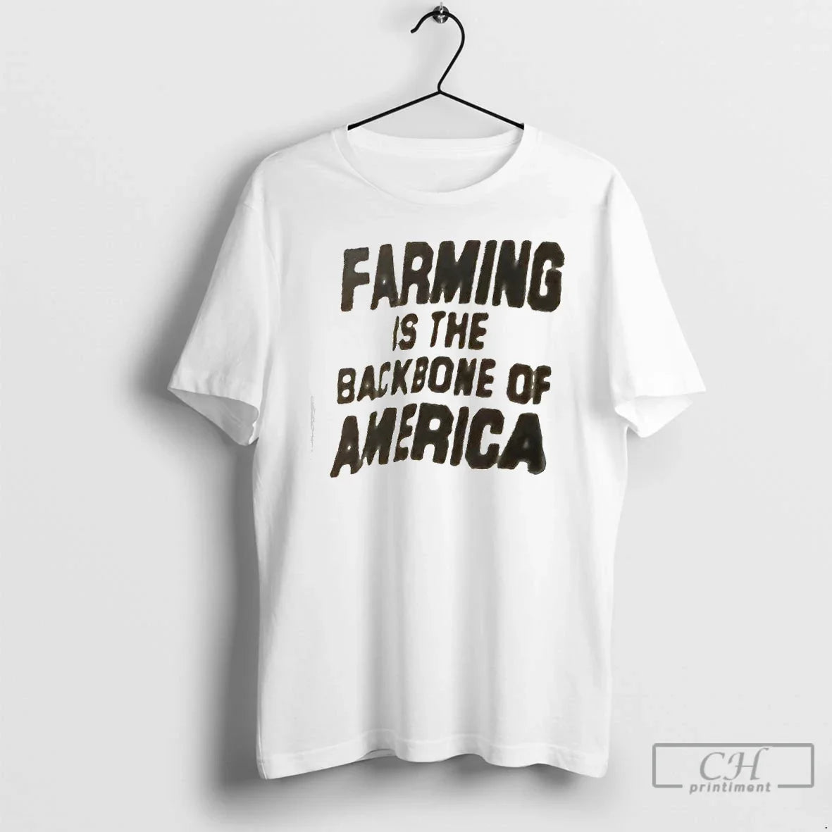 Farming Is Backbone America Not Profit Center T-Shirts