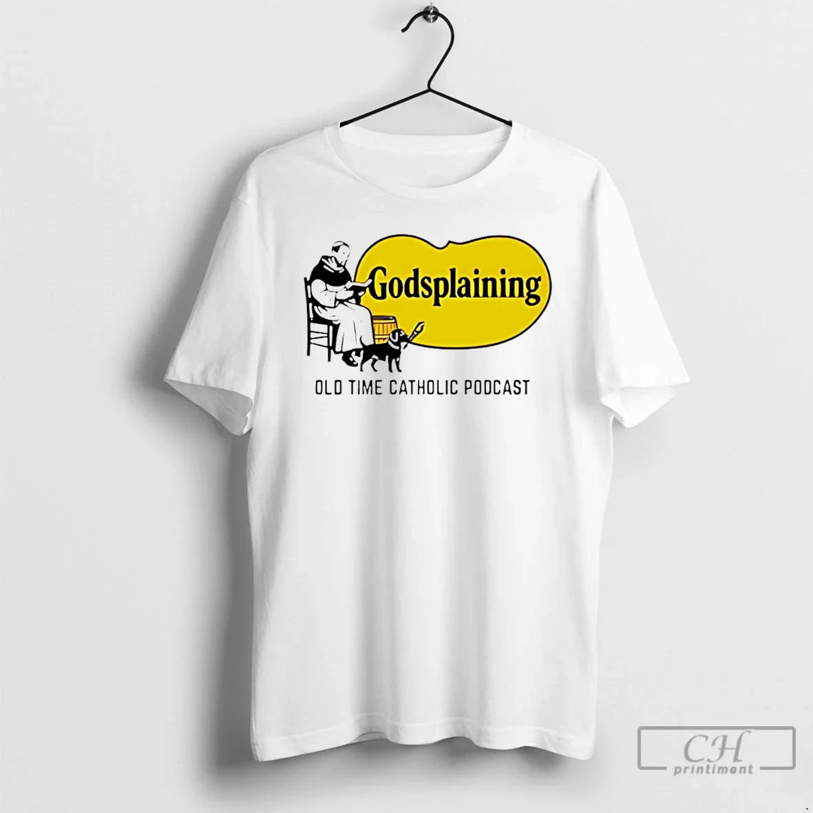 Godsplaining Old Time Catholic Podcast T-Shirts
