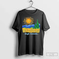 Gogh Outside Starry Night T-Shirts