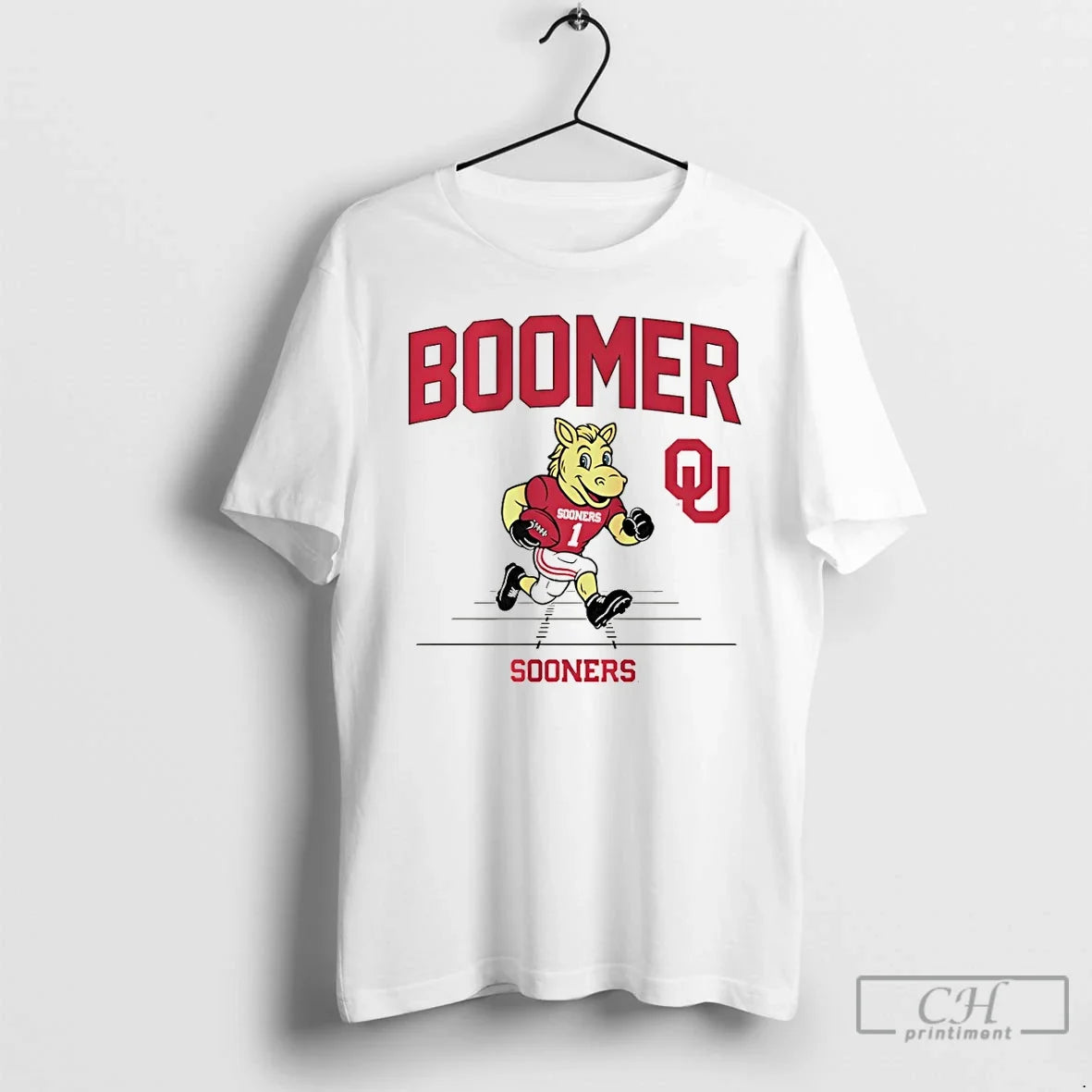 Gridiron Mascot Boomer Sooners Oklahoma Sooners Football 2026 T-Shirts