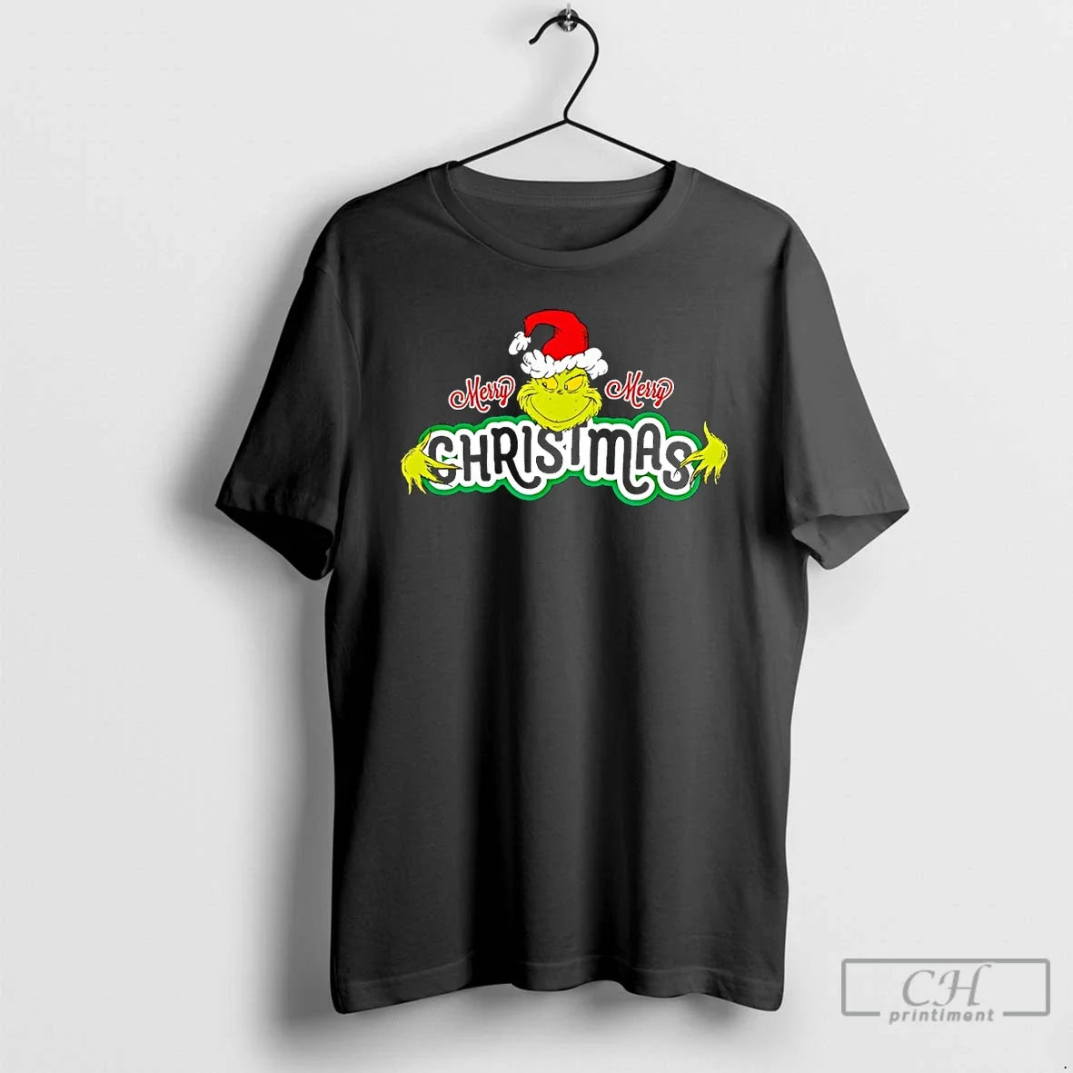 Grinch Hugs Merry T-Shirts