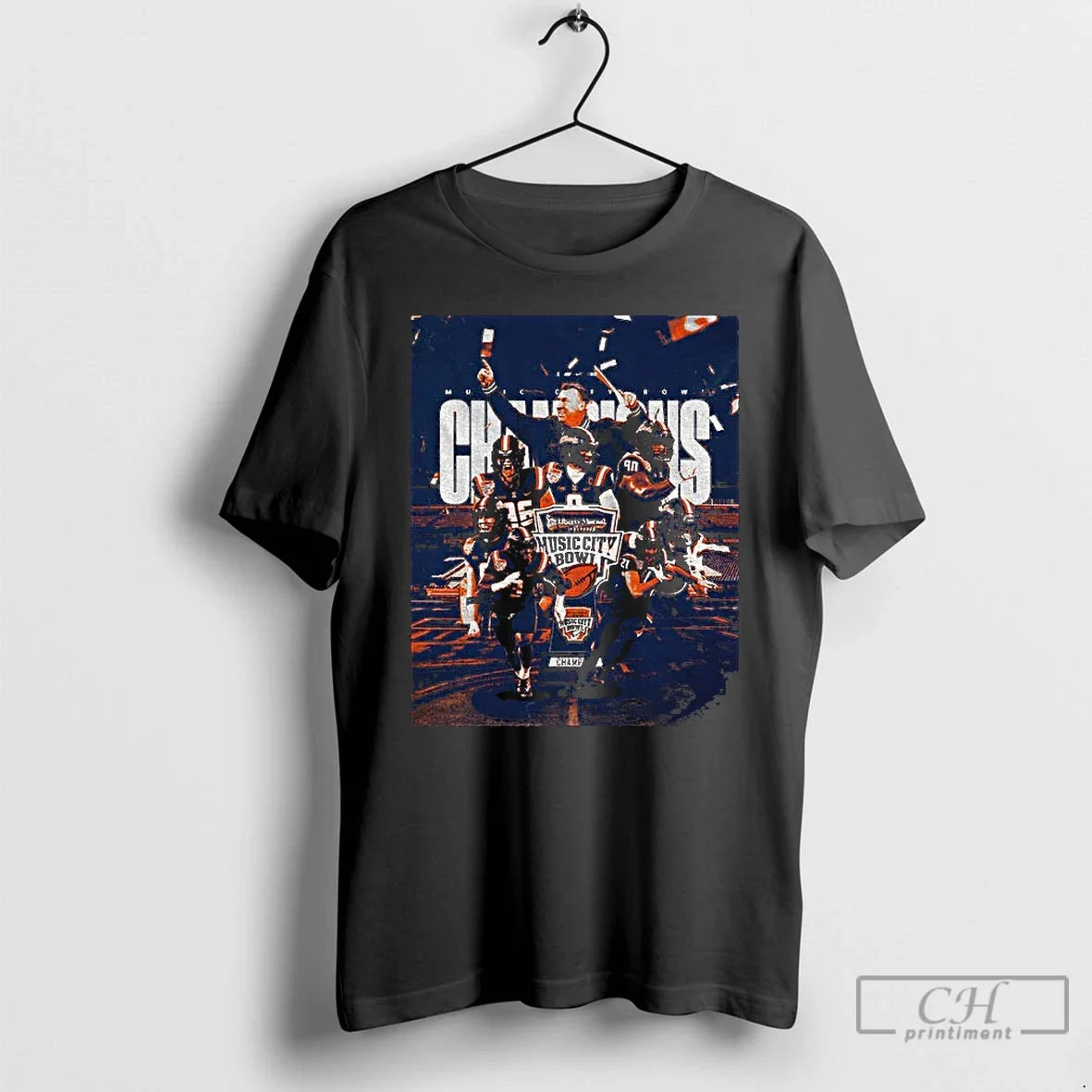 Illinois Fighting Illini Football 2025 Liberty Mutual Music City Bowl Vintage T-Shirts