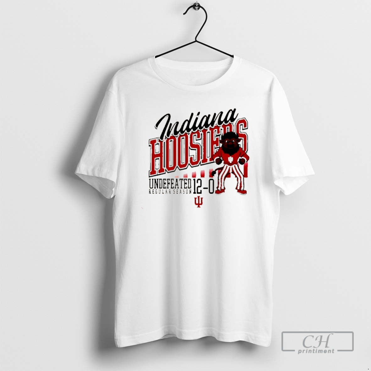 Indiana Football Undefeated Season 2025 12 0 Mascot Shirt T-Shirts