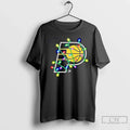 Indiana Pacers Logo Lights Merry T-Shirts