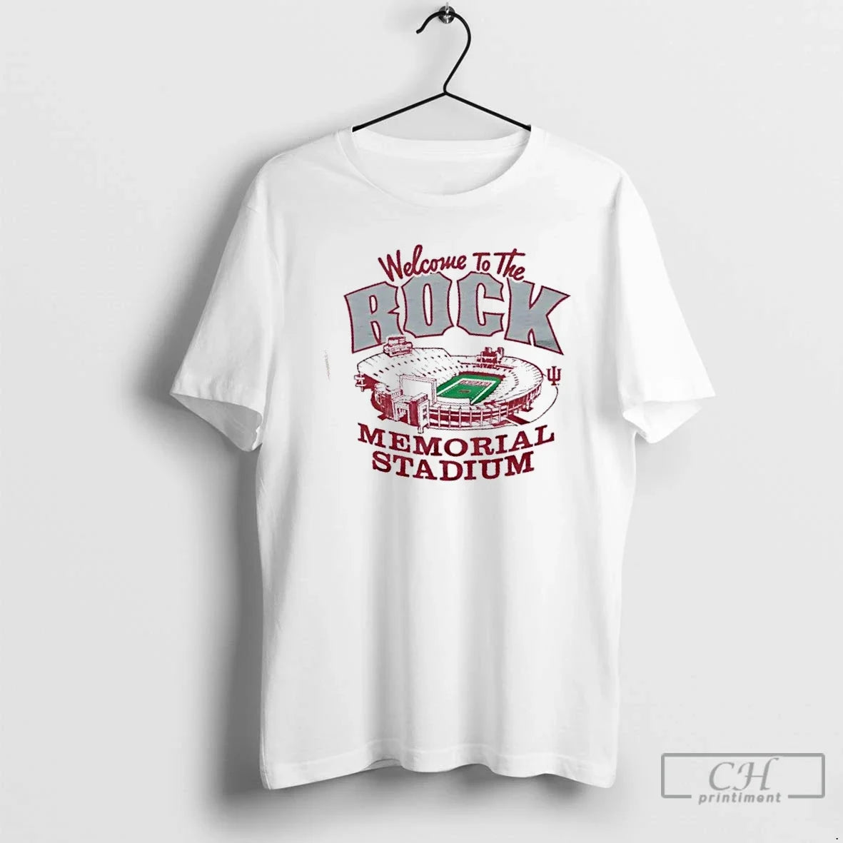 Indiana University Memorial Stadium Welcome Rock T-Shirts