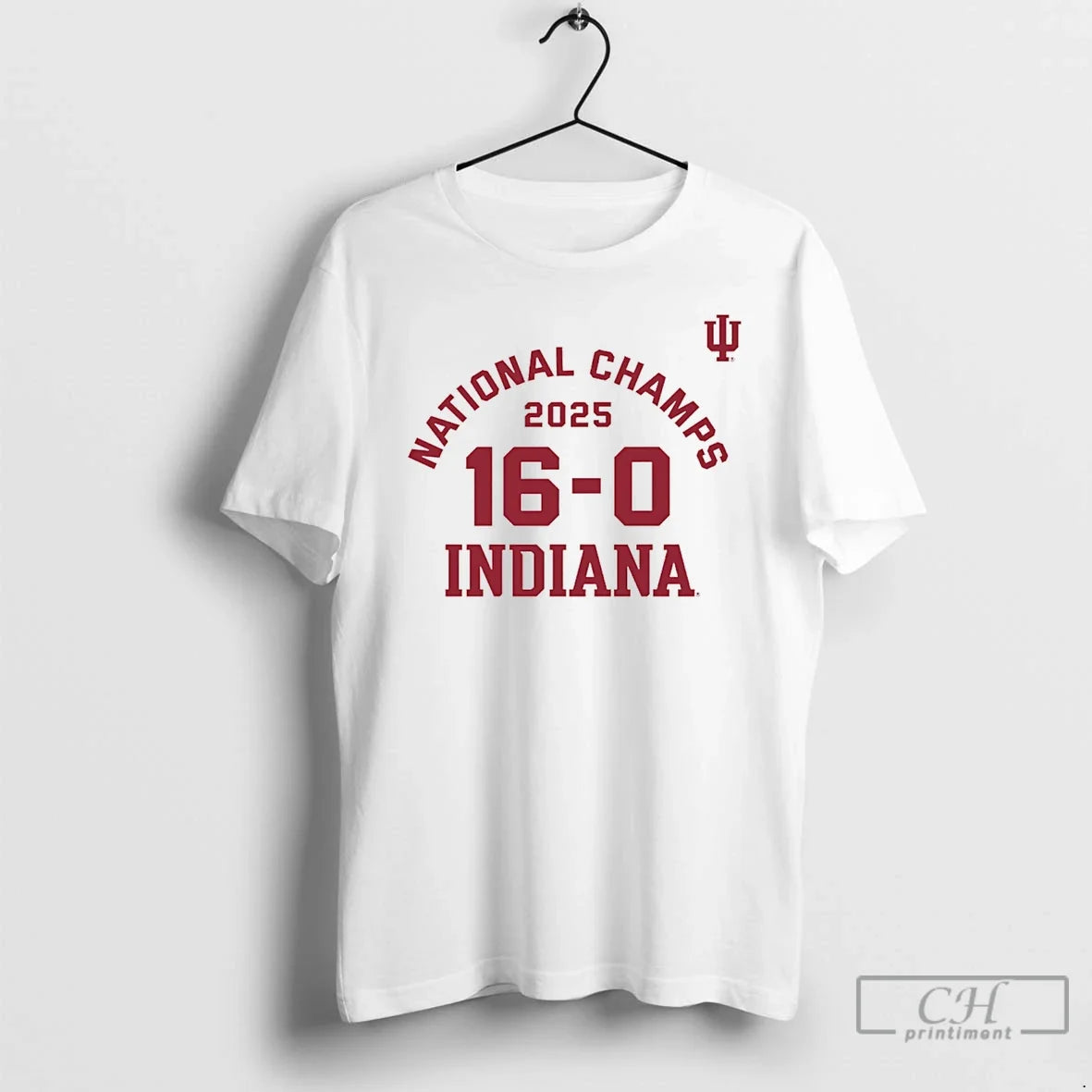 Indiana Football National Champions 2025 16 0 T-Shirts