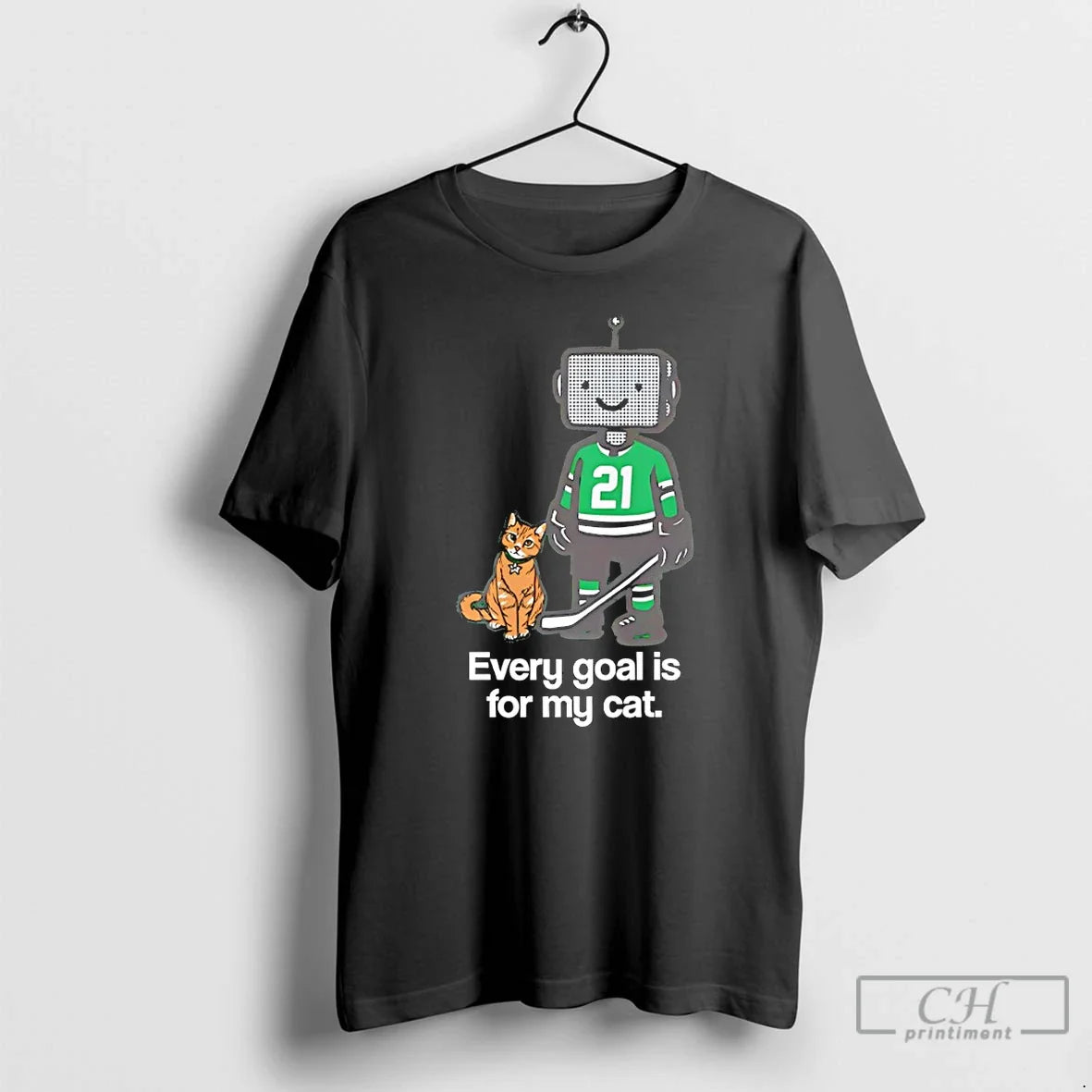 Jason Robertson Dallas Stars Nhl Hockey Every Goal Is My Cat T-Shirts