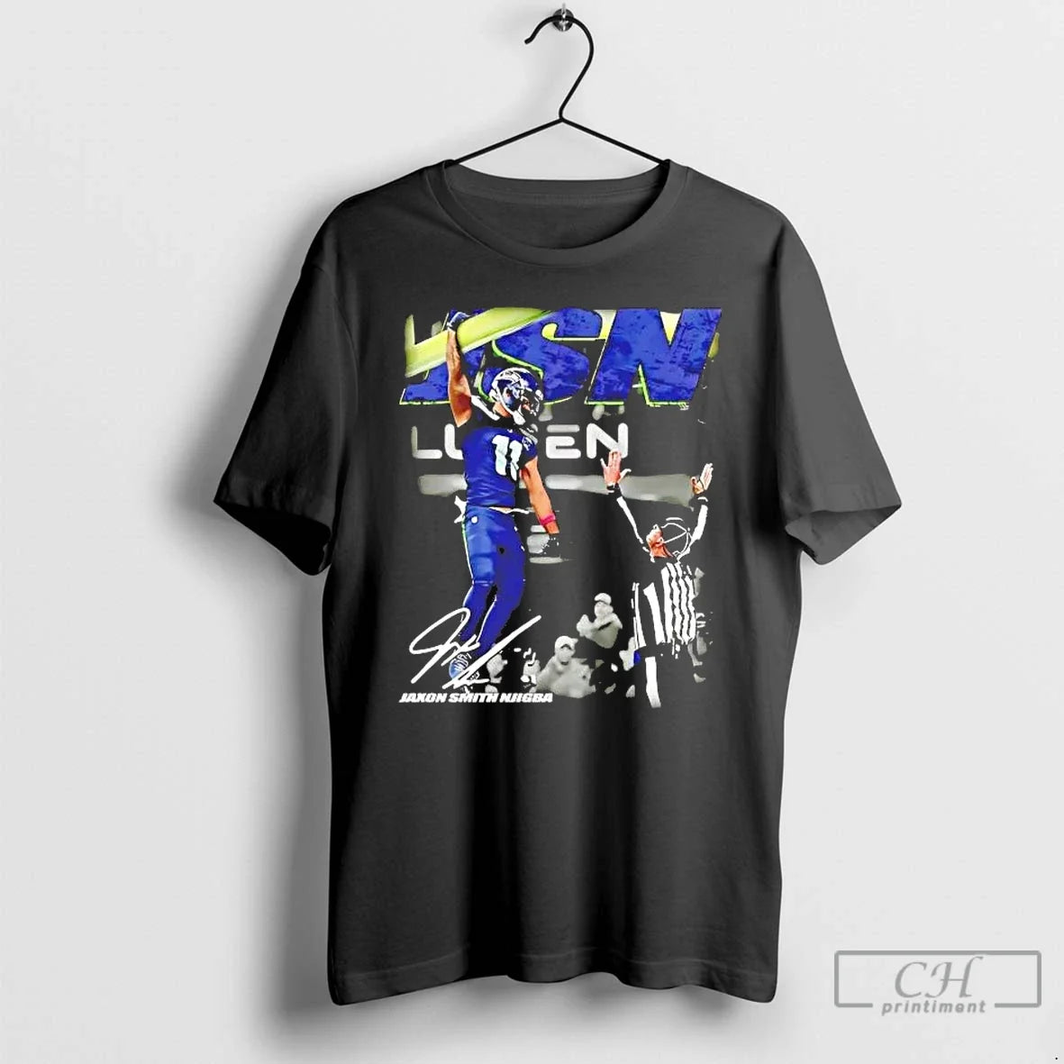 Jaxon Smith Njigba Leads Receiving Yards Signature T-Shirts