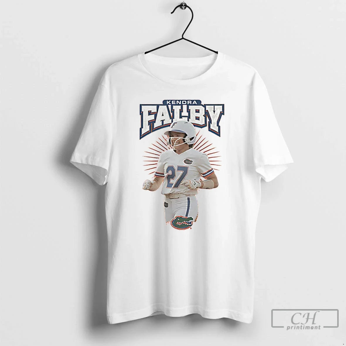 Kendra Falby Florida Softball Ncaa Caricature T-Shirts