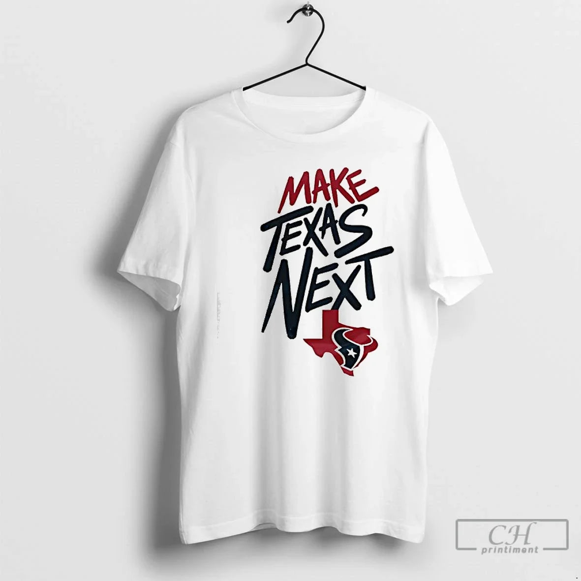 Make Texas Next Houston Texans Logo T-Shirts