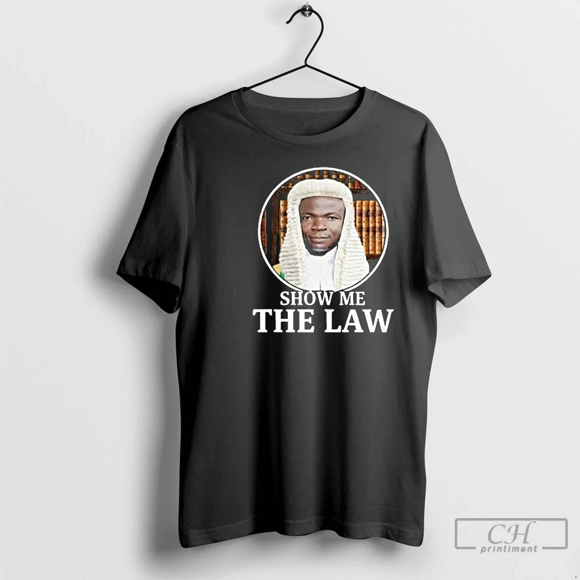 Mazi Nnamdi Kanu Show Me Law Circle Black T-Shirts