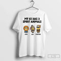 Minion Lion Ass Cheetah My Ex Has 3 Spirit Animals T-Shirts
