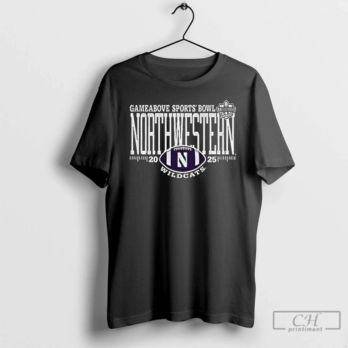 Northwestern Wildcats 2025 Gameabove Sports Bowl T-Shirts