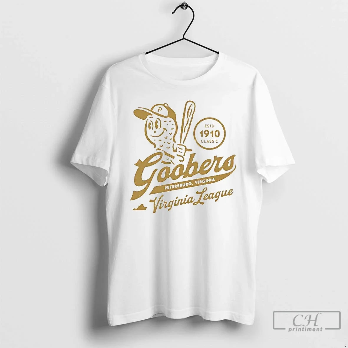 Petersburg Goobers Virginia League Defunct Baseball Teams T-Shirts