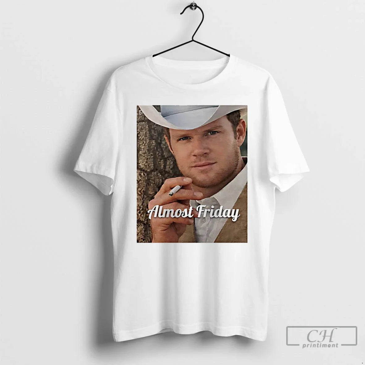 Sam Darnold Almost Friday Darnold Cigarette Marlboro Man Parody T-Shirts