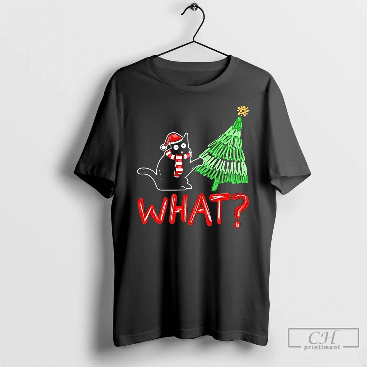 Santa Cat Tree What T-Shirts